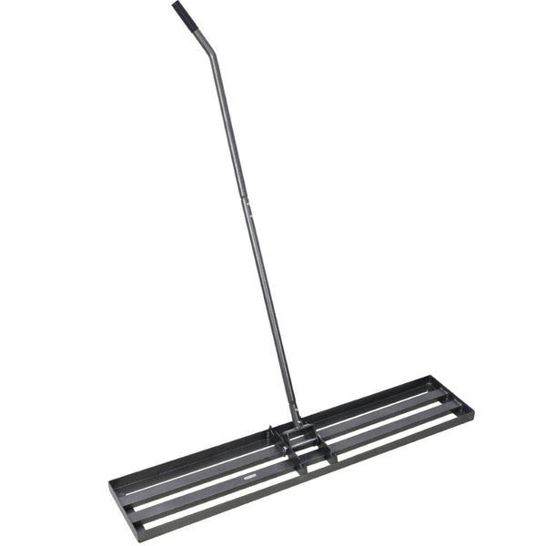 English Elm Lawn Leveling Rake Wide Steel Drag Tool for Golf Courses Gardens and Turf Care W465P147717