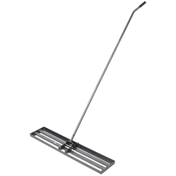English Elm Lawn Leveling Rake Wide Steel Drag Tool for Golf Courses Gardens and Turf Care W465P147717