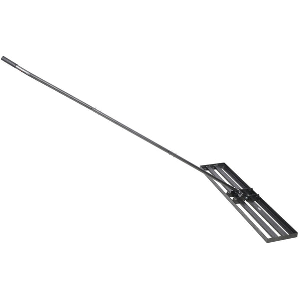 English Elm Lawn Leveling Rake Wide Steel Drag Tool for Golf Courses Gardens and Turf Care W465P147717