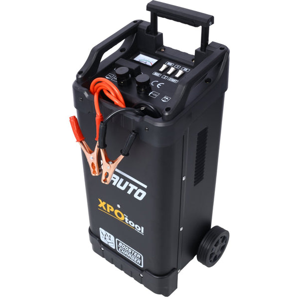 English Elm 12v and 24v Wheeled Jump Starter Charger with Dial Display Telescopic Handle Shop Use W465P147925