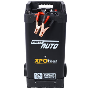English Elm 12v and 24v Wheeled Jump Starter Charger with Dial Display Telescopic Handle Shop Use W465P147925