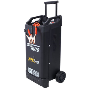 English Elm 12v and 24v Wheeled Jump Starter Charger with Dial Display Telescopic Handle Shop Use W465P147925