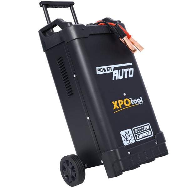 English Elm 12v and 24v Wheeled Jump Starter Charger with Dial Display Telescopic Handle Shop Use W465P147925