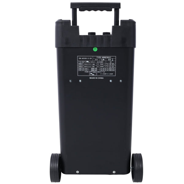 English Elm 12v and 24v Wheeled Jump Starter Charger with Dial Display Telescopic Handle Shop Use W465P147925