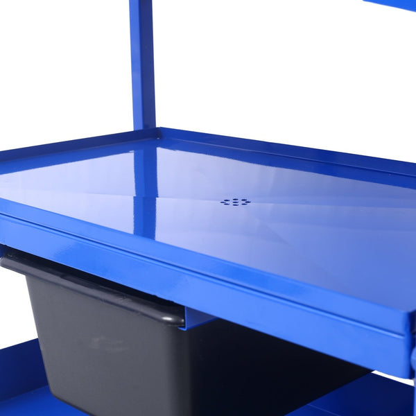 English Elm Mobile Steel Parts Washer 20 Gallon Powder Coated Shop Cleaner with 325 Gph Pump W465P149908