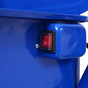 English Elm Mobile Steel Parts Washer 20 Gallon Powder Coated Shop Cleaner with 325 Gph Pump W465P149908
