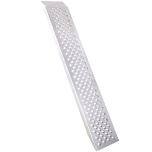 English Elm 4ft Aluminum Alloy Loading Ramps 2pc Anti-slip 880 Lb Outdoor Shed Threshold Set W465P151603
