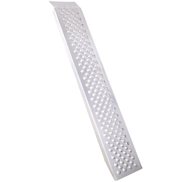 English Elm 4ft Aluminum Alloy Loading Ramps 2pc Anti-slip 880 Lb Outdoor Shed Threshold Set W465P151603