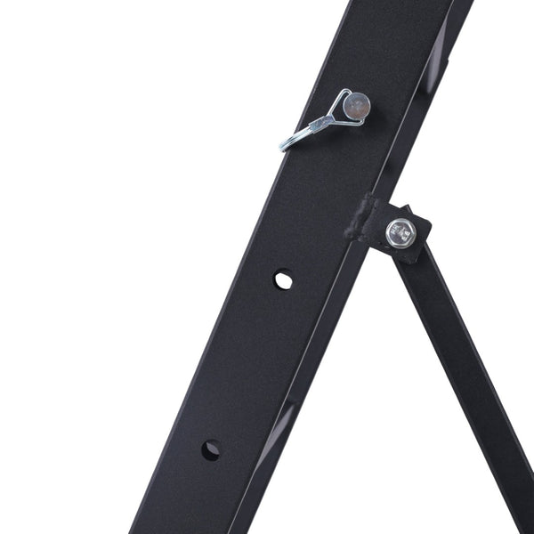 English Elm Top Adjustable Engine Creeper with Steel Frame Padded Deck and Lockable Casters for Garage W465P152333