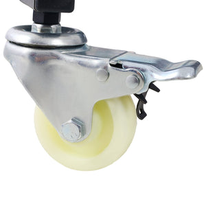 English Elm Top Adjustable Engine Creeper with Steel Frame Padded Deck and Lockable Casters for Garage W465P152333