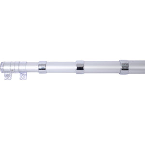 English Elm 16ft Telescoping Aluminum Flagpole Kit with Rotating Clips Topper Ball and American Flag W465P153949
