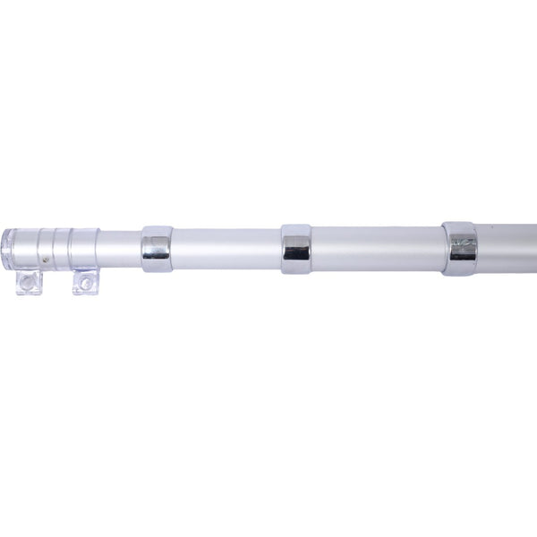 English Elm 16ft Telescoping Aluminum Flagpole Kit with Rotating Clips Topper Ball and American Flag W465P153949