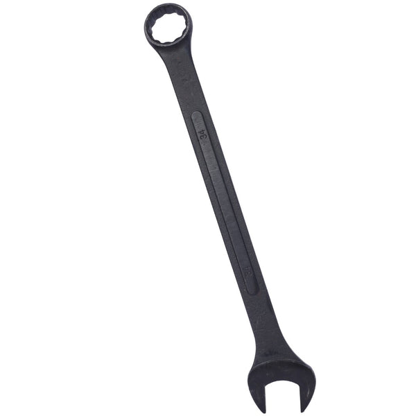 English Elm Metric Jumbo Combination Wrench Set 10 Piece Carbon Steel Black Oxide with Storage Pouch W465P154067