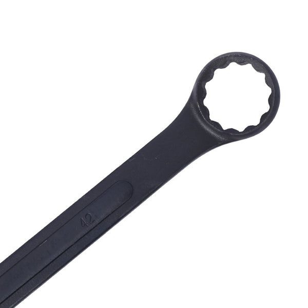 English Elm Metric Jumbo Combination Wrench Set 10 Piece Carbon Steel Black Oxide with Storage Pouch W465P154067