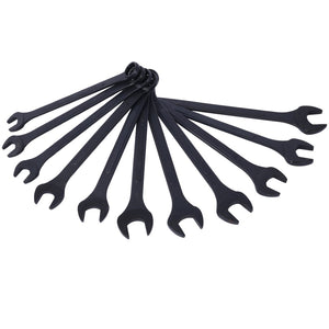 English Elm Jumbo Sae Combination Wrench Set 11-piece Carbon Steel Black Oxide with Storage Pouch W465P154068
