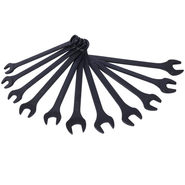 English Elm Jumbo Sae Combination Wrench Set 11-piece Carbon Steel Black Oxide with Storage Pouch W465P154068