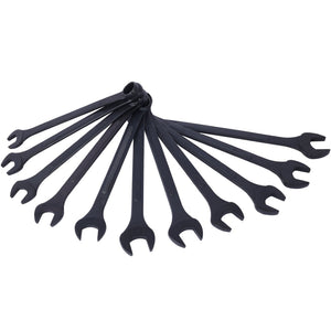 English Elm Jumbo Metric Combination Wrench Set 11 Piece Carbon Steel Black Oxide Heavy Duty W465P154070