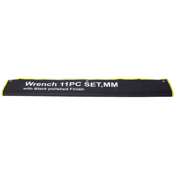 English Elm Jumbo Metric Combination Wrench Set 11 Piece Carbon Steel Black Oxide Heavy Duty W465P154070