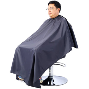English Elm Hair Salon Barber Chair Heavy Duty Hydraulic Pu Leather Swivel Styling Seat with Cape Black W465P156735