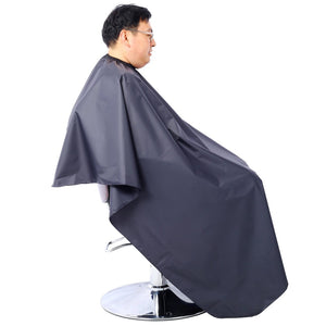English Elm Hair Salon Barber Chair Heavy Duty Hydraulic Pu Leather Swivel Styling Seat with Cape Black W465P156735