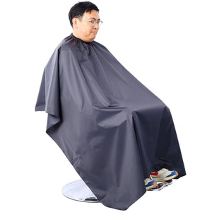 English Elm Hair Salon Barber Chair Heavy Duty Hydraulic Pu Leather Swivel Styling Seat with Cape Black W465P156735