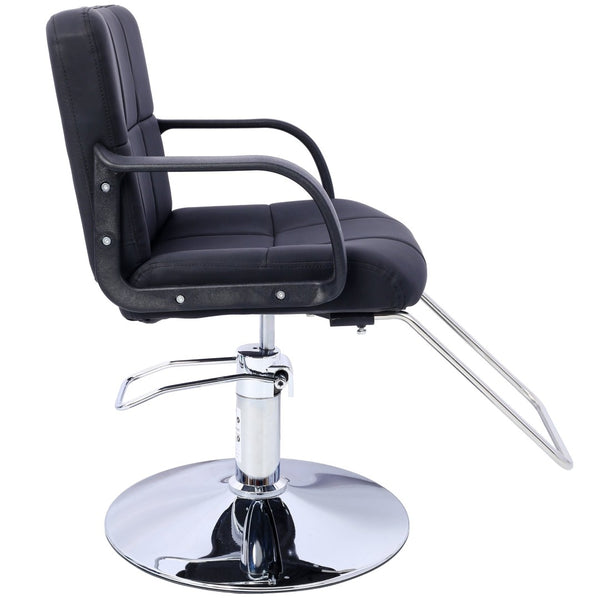 English Elm Hair Salon Hydraulic Barber Chair PU Leather Foam Cushion Swivel Styling Seat W465P156737