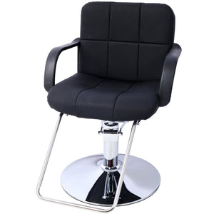 English Elm Hair Salon Hydraulic Barber Chair PU Leather Foam Cushion Swivel Styling Seat W465P156737