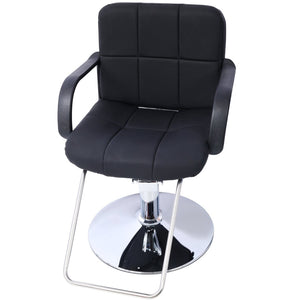 English Elm Hair Salon Hydraulic Barber Chair PU Leather Foam Cushion Swivel Styling Seat W465P156737