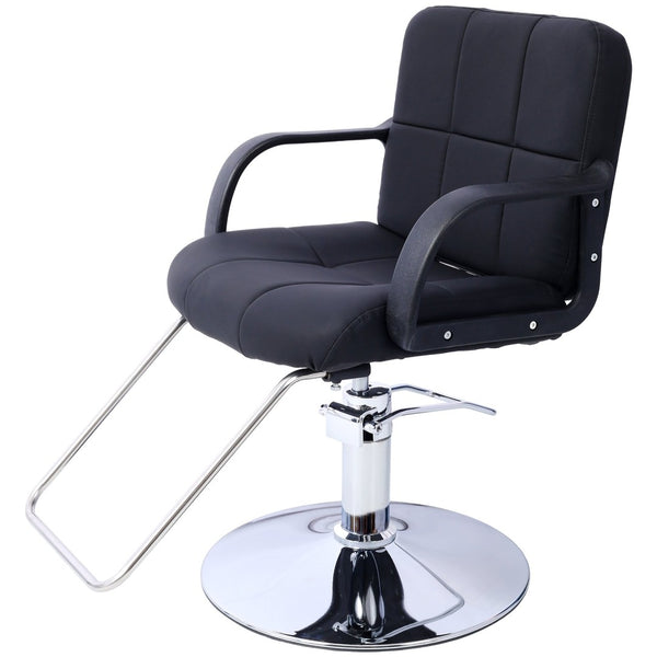English Elm Hair Salon Hydraulic Barber Chair PU Leather Foam Cushion Swivel Styling Seat W465P156737