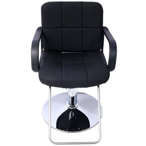 English Elm Hair Salon Hydraulic Barber Chair PU Leather Foam Cushion Swivel Styling Seat W465P156737