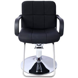 English Elm Hair Salon Hydraulic Barber Chair PU Leather Foam Cushion Swivel Styling Seat W465P156737