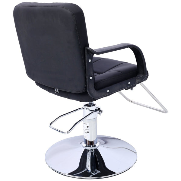 English Elm Hair Salon Hydraulic Barber Chair PU Leather Foam Cushion Swivel Styling Seat W465P156737