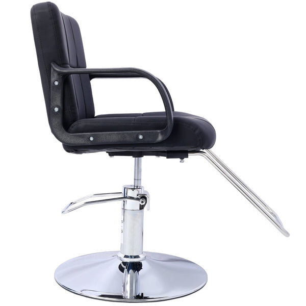 English Elm Hair Salon Hydraulic Barber Chair PU Leather Foam Cushion Swivel Styling Seat W465P156737