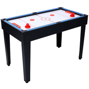 English Elm 5-in-1 Multi Game Table Billiards Foosball Hockey Ping Pong Basketball Rec Room Black W465P164154