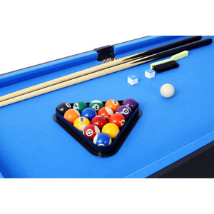 English Elm 5-in-1 Multi Game Table Billiards Foosball Hockey Ping Pong Basketball Rec Room Black W465P164154