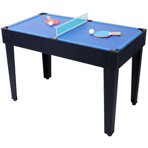 English Elm 5-in-1 Multi Game Table Billiards Foosball Hockey Ping Pong Basketball Rec Room Black W465P164154