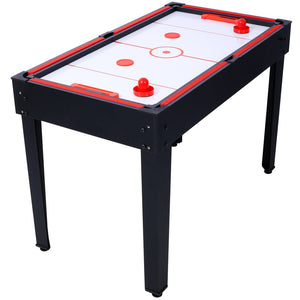 English Elm 5-in-1 Multi Game Table Billiards Foosball Hockey Ping Pong Basketball Arcade Fun Black W465P164155