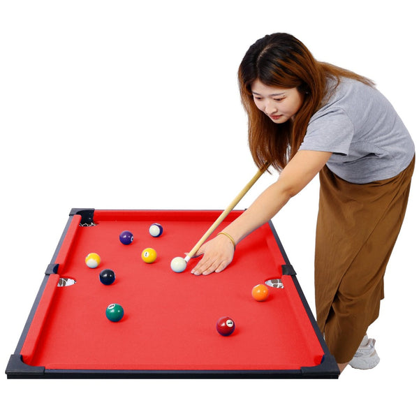 English Elm 5-in-1 Multi Game Table Billiards Foosball Hockey Ping Pong Basketball Arcade Fun Black W465P164155