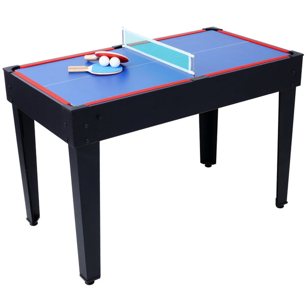 English Elm 5-in-1 Multi Game Table Billiards Foosball Hockey Ping Pong Basketball Arcade Fun Black W465P164155