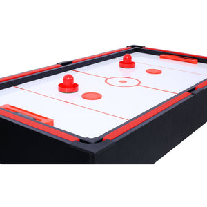 English Elm 5-in-1 Multi Game Table Billiards Foosball Hockey Ping Pong Basketball Arcade Fun Black W465P164155