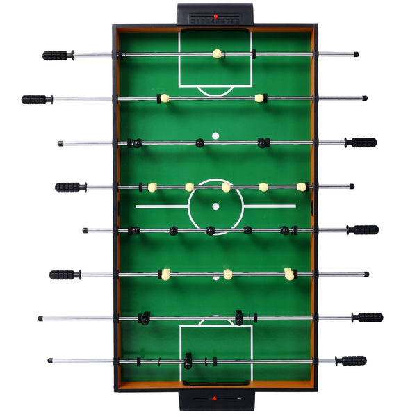 English Elm 5-in-1 Multi Game Table Billiards Foosball Hockey Ping Pong Basketball Rec Room Brown W465P164156