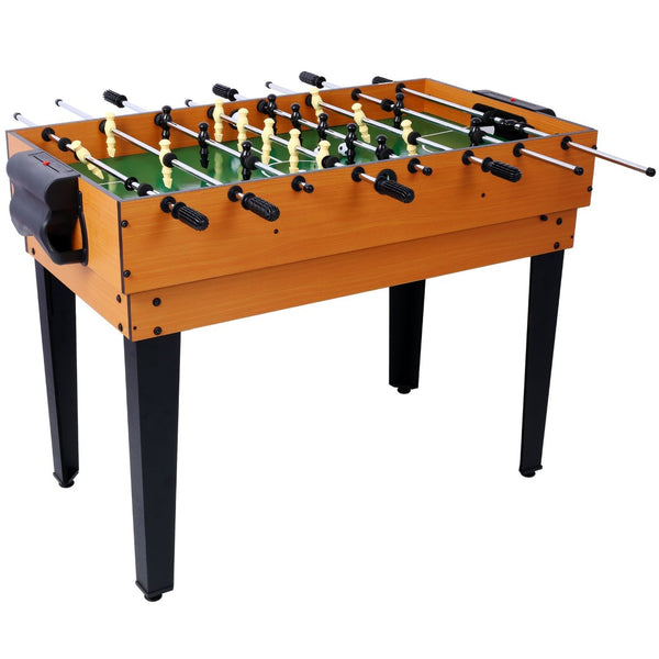English Elm 5-in-1 Multi Game Table Billiards Foosball Hockey Ping Pong Basketball Rec Room Brown W465P164156