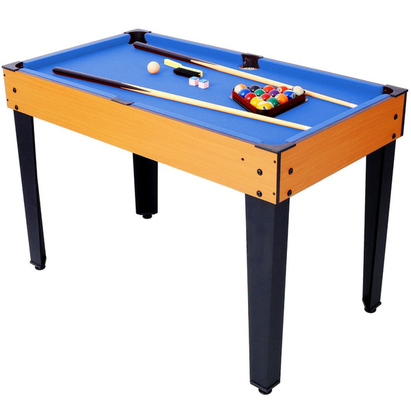 English Elm 5-in-1 Multi Game Table Billiards Foosball Hockey Ping Pong Basketball Rec Room Brown W465P164156