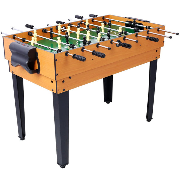 English Elm 5-in-1 Multi Game Table Billiards Foosball Hockey Ping Pong Basketball Rec Room Brown W465P164156