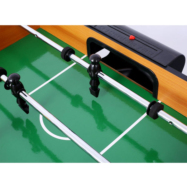 English Elm 5-in-1 Multi Game Table Billiards Foosball Hockey Ping Pong Basketball Rec Room Brown W465P164156