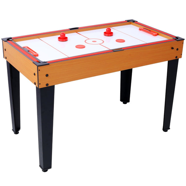 English Elm 5-in-1 Multi Game Table Billiards Foosball Hockey Ping Pong Basketball Arcade Fun Brown W465P164157