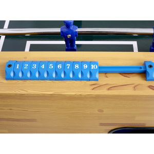 English Elm 54-inch Foosball Table with Chrome Rods Cherry Cabinet for Home Game Rooms W465P164158