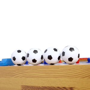 English Elm 54-inch Foosball Table with Chrome Rods Cherry Cabinet for Home Game Rooms W465P164158