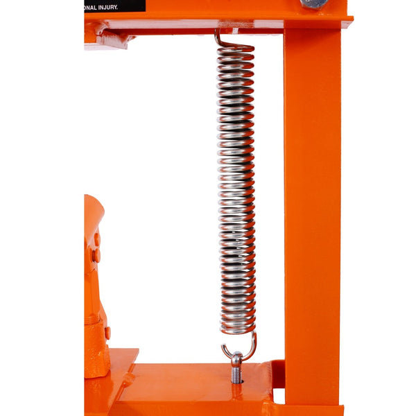 English Elm Hydraulic Shop Press 12 Ton H-frame Floor Mount Steel Garage Tool with Plates W465P165674