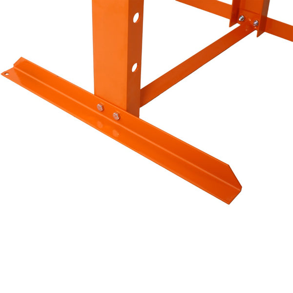 English Elm Hydraulic Shop Press 12 Ton H-frame Floor Mount Steel Garage Tool with Plates W465P165674